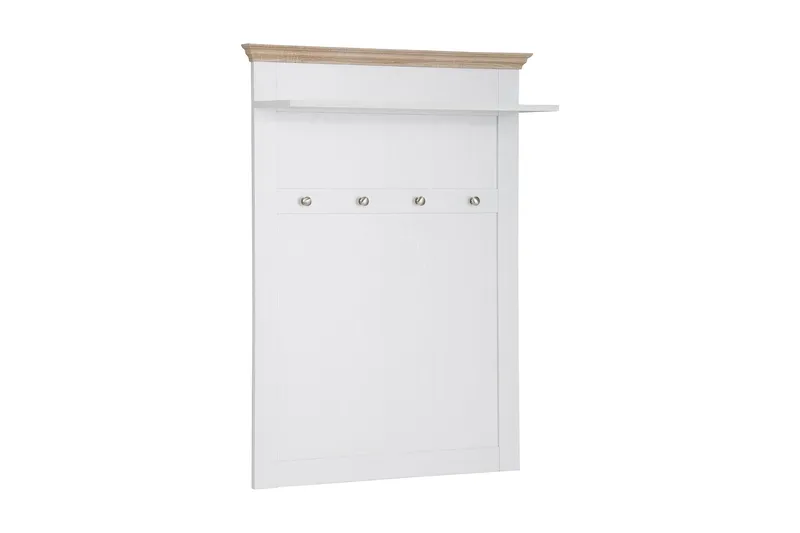 Dareia hylde 80 cm, hvid/Brun