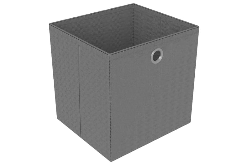Displayreol Med 12 Rum Og Kasser 103x30x141 cm Stof Grå - Opbevaring - Hylder & Reoler - Reolsystem