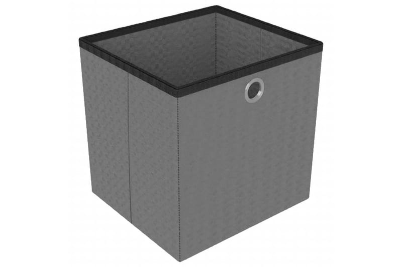 Displayreol Med 15 Rum Og Kasser 103x30x175,5 cm Stof Sort - Opbevaring - Hylder & Reoler - Reolsystem