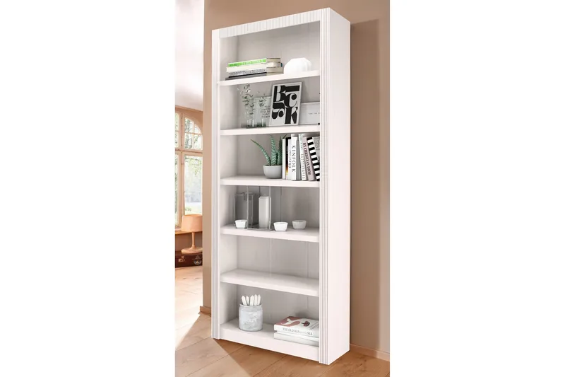 Minturn bogreol 82,5 cm Bred - hvid - Opbevaring - Hylder & Reoler - Reolsystem