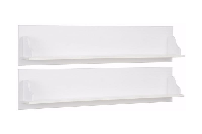 Taisia væghylde 120 cm 2 stk. - hvid - Opbevaring - Hylder & Reoler - Reolsystem