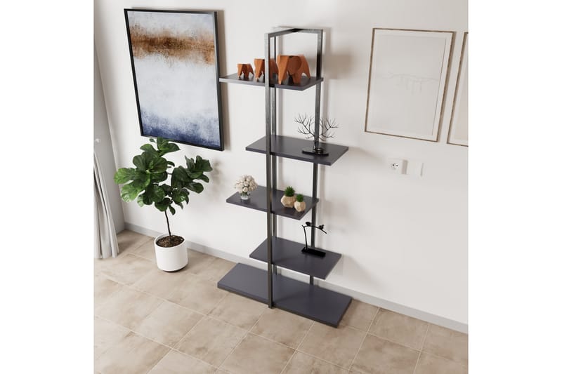 Rusgar Stigereol 160 cm - Antracit - Opbevaring - Hylder & Reoler - Stigereol