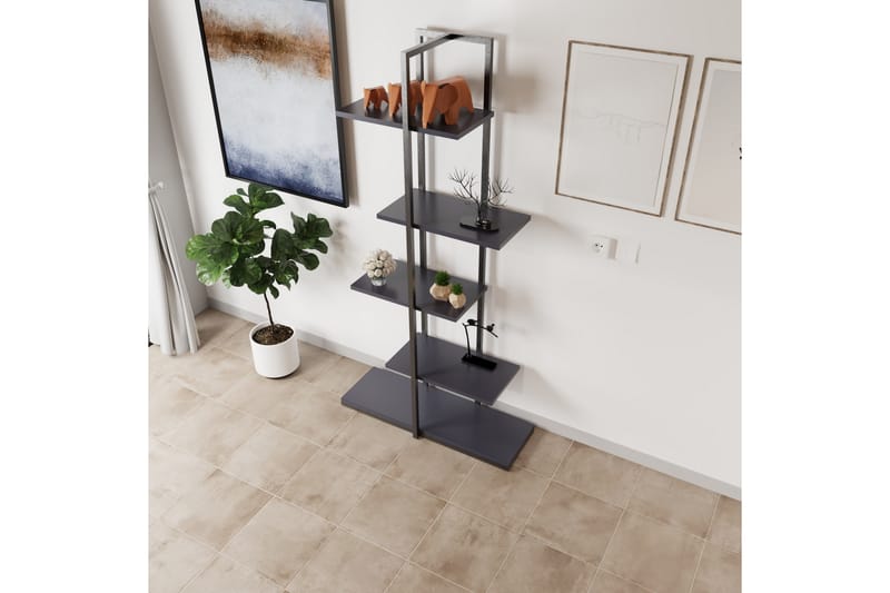 Rusgar Stigereol 160 cm - Antracit - Opbevaring - Hylder & Reoler - Stigereol
