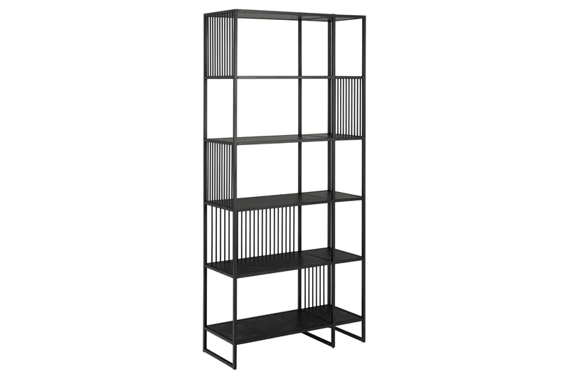 Saklani Reol 85 cm, Sort