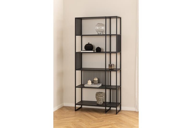 Saklani Reol 85 cm - Sort - Opbevaring - Hylder & Reoler - Bogreol