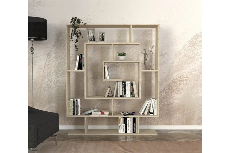 Sarmasik Reol 124,8 cm - Beige - Opbevaring - Hylder & Reoler - Bogreol