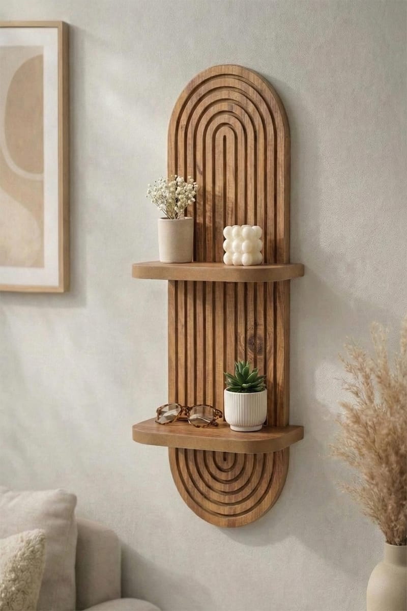 Savik Væghylde 26x35x13 cm - Eg - Opbevaring - Hylder & Reoler - Væghylde & vægreol