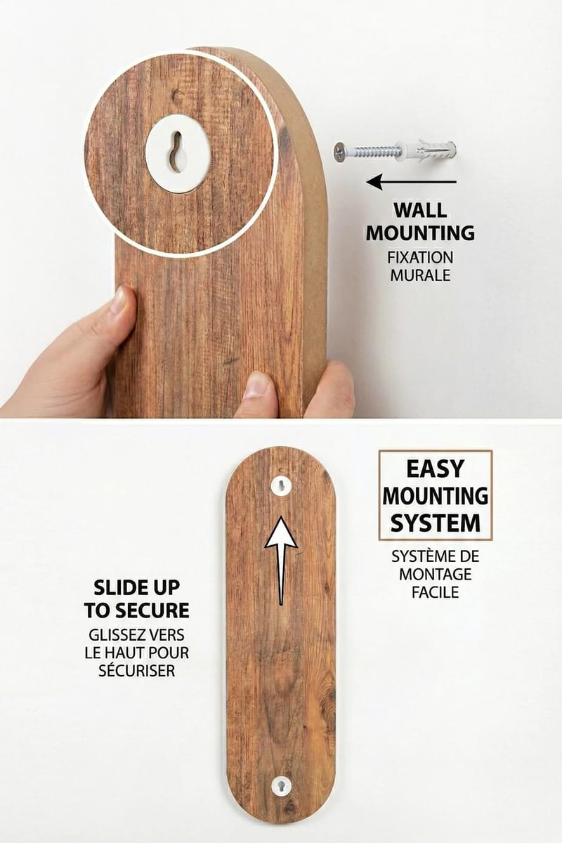 Savik Væghylde 26x35x13 cm - Eg - Opbevaring - Hylder & Reoler - Væghylde & vægreol