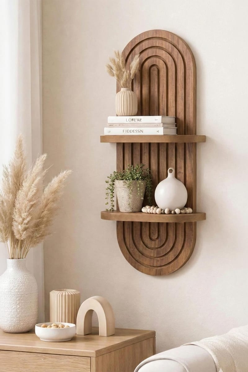 Savik Væghylde 26x35x13 cm - Eg - Opbevaring - Hylder & Reoler - Væghylde & vægreol