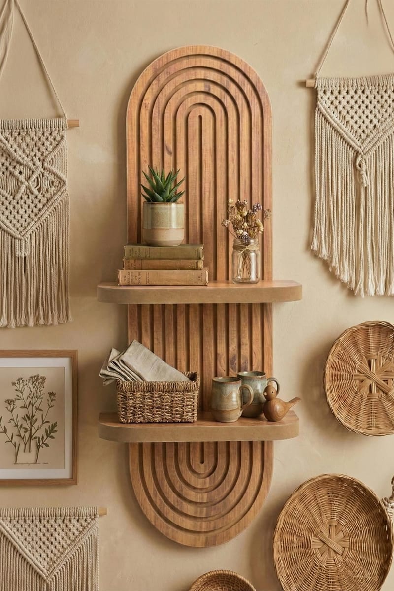 Savik Væghylde 26x35x13 cm - Eg - Opbevaring - Hylder & Reoler - Væghylde & vægreol