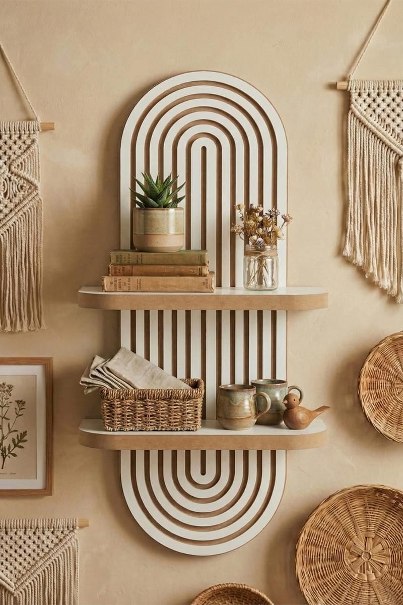 Savik Væghylde 26x35x13 cm - Hvid - Opbevaring - Hylder & Reoler - Væghylde & vægreol