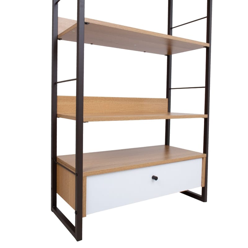 Shelf HOME4YOU - eg/hvid - Opbevaring - Hylder & Reoler - Hylder & hyldeknægte