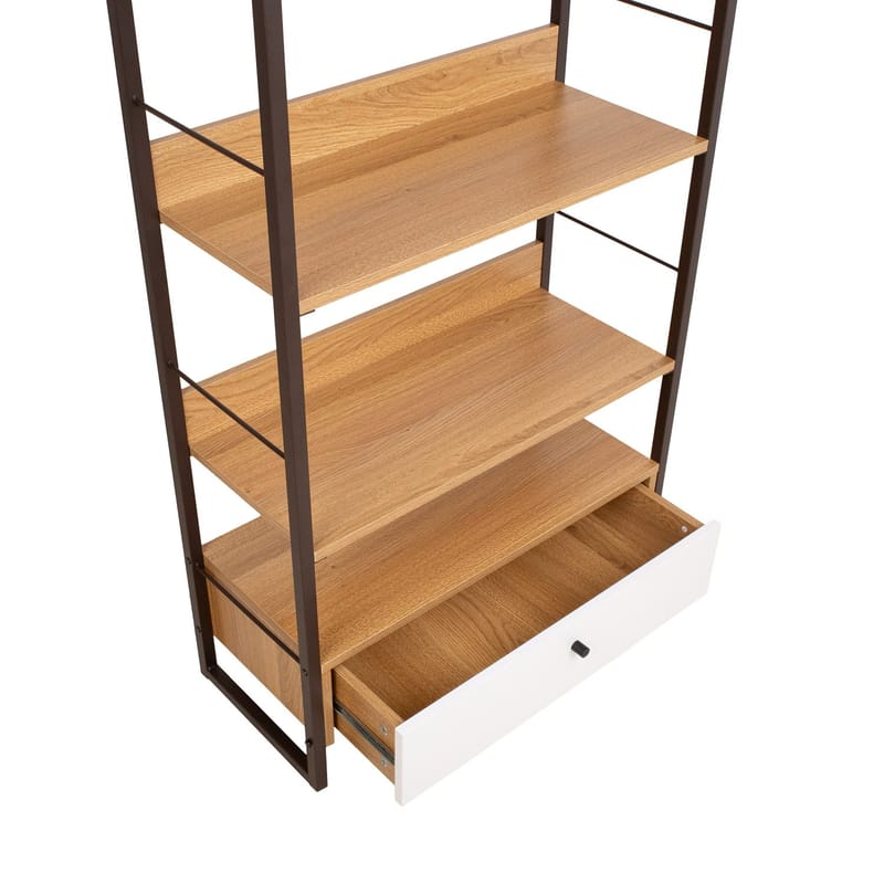 Shelf HOME4YOU - eg/hvid - Opbevaring - Hylder & Reoler - Hylder & hyldeknægte