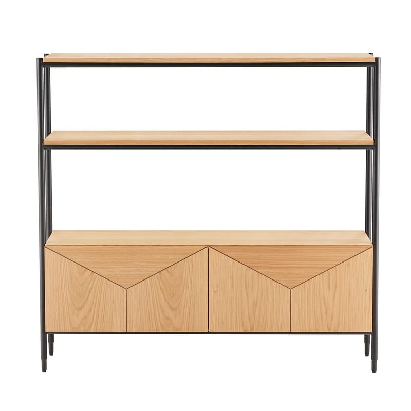 Shelf HOME4YOU - eg/sort - Opbevaring - Hylder & Reoler - Hylder & hyldeknægte