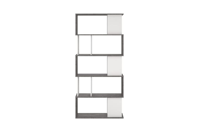 Shivani Bogreol 80 cm - Mørkegrå/Hvid - Opbevaring - Hylder & Reoler - Bogreol