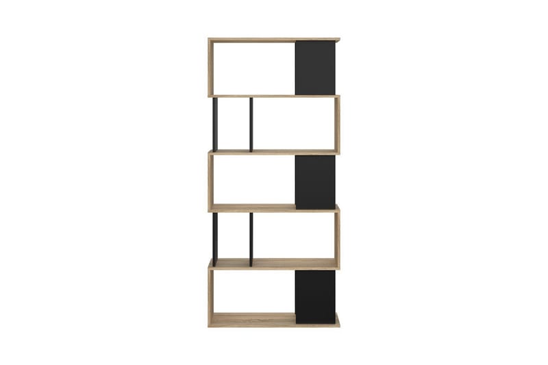 Shivani Bogreol 80 cm - Natur/Sort - Opbevaring - Hylder & Reoler - Bogreol