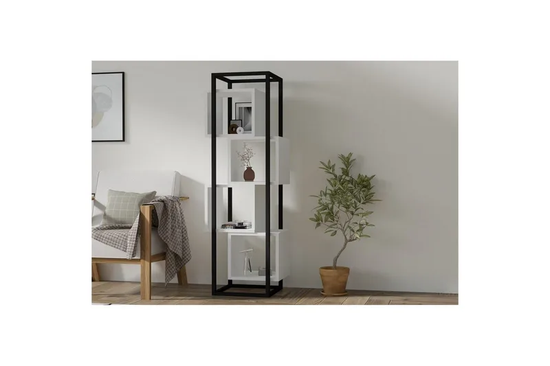 Sivor Bogreol 44 cm - Hvid - Opbevaring - Hylder & Reoler - Bogreol