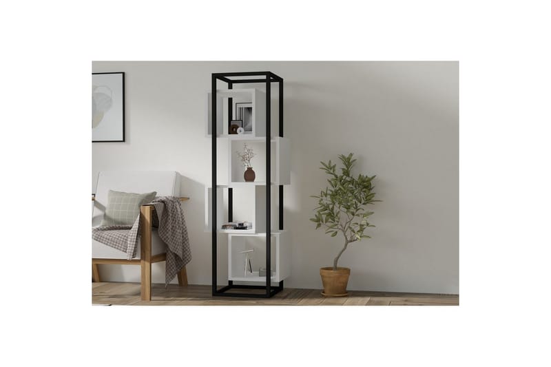 Sivor Bogreol 44 cm - Hvid - Opbevaring - Hylder & Reoler - Bogreol