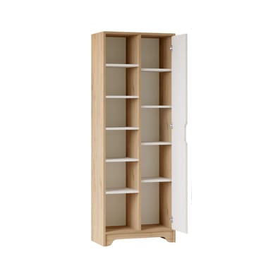 Solor Bogreol 72 cm i Eg - Hvid|Brun - Opbevaring - Hylder & Reoler - Bogreol