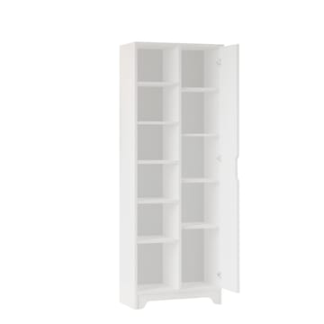 Solor Bogreol 72 cm i Malet Træ - Hvid - Opbevaring - Hylder & Reoler - Bogreol