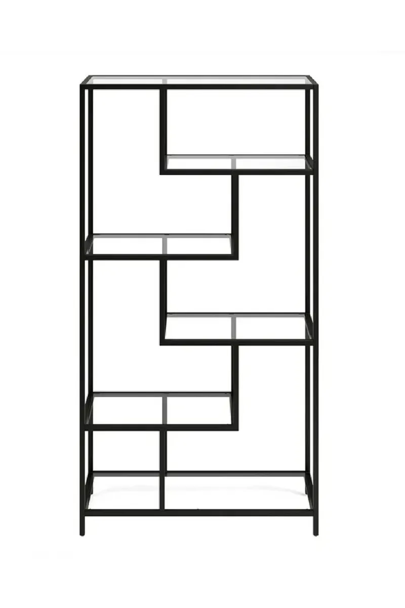 Sorena Bogreol 90x172 cm, Sort og transparent