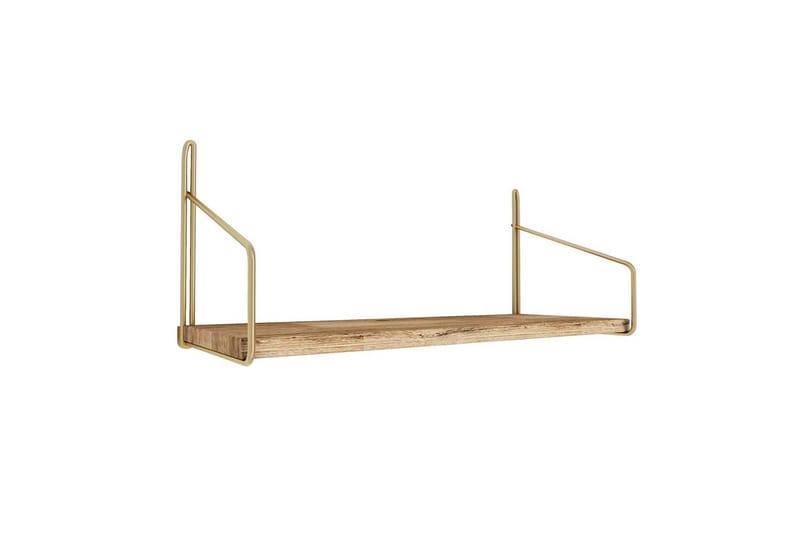 Souma Vægmonteret Hylde 45 cm - Brun - Opbevaring - Hylder & Reoler - Væghylde & vægreol