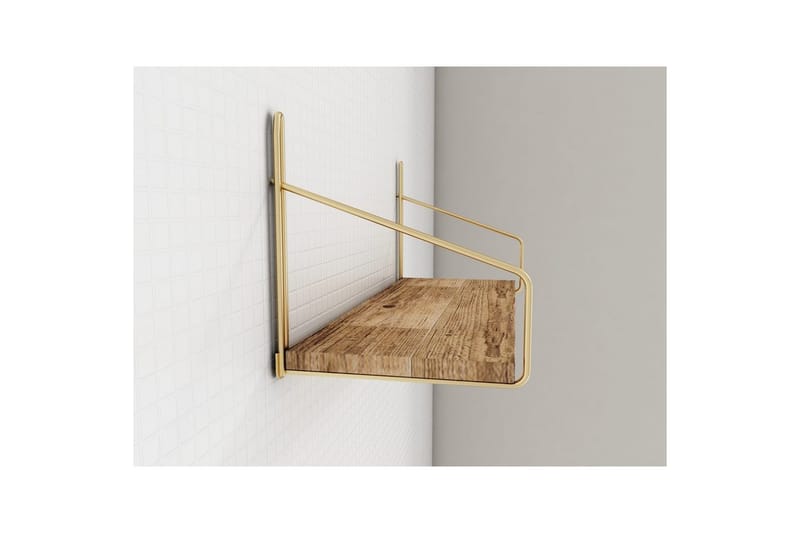 Souma Vægmonteret Hylde 45 cm - Brun - Opbevaring - Hylder & Reoler - Væghylde & vægreol