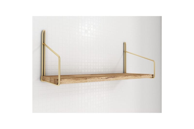 Souma Vægmonteret Hylde 45 cm - Brun - Opbevaring - Hylder & Reoler - Væghylde & vægreol
