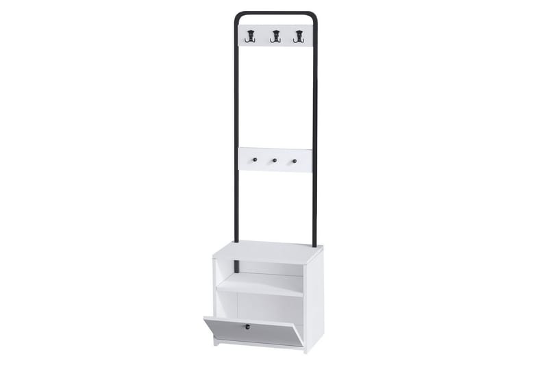 Springhill Hattehylde 50 cm - Sort/Hvid - Opbevaring - Hylder & Reoler - Hattehylde