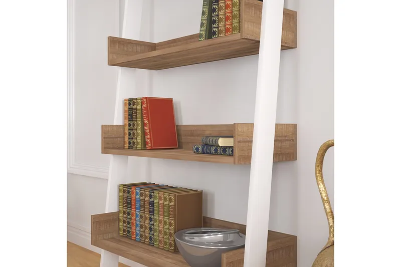 Comfortale bogreol - Mørk eg - Opbevaring - Hylder & Reoler - Stigereol