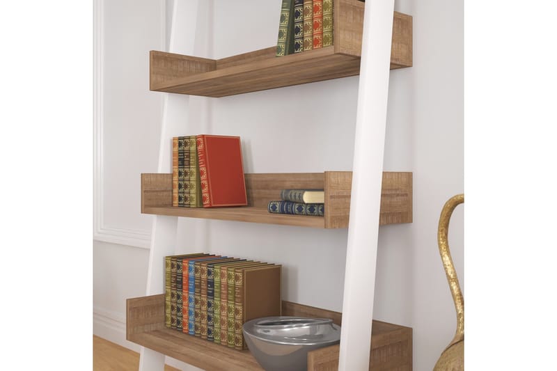 Comfortale bogreol - Mørk eg - Opbevaring - Hylder & Reoler - Stigereol