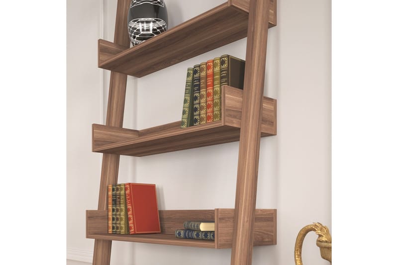 Comfortale bogreol - Valnød - Opbevaring - Hylder & Reoler - Stigereol