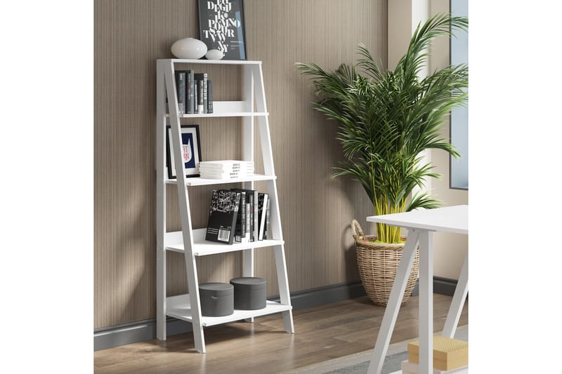 Decorotika Bogreol / Trappe - Hvid - Opbevaring - Hylder & Reoler - Stigereol