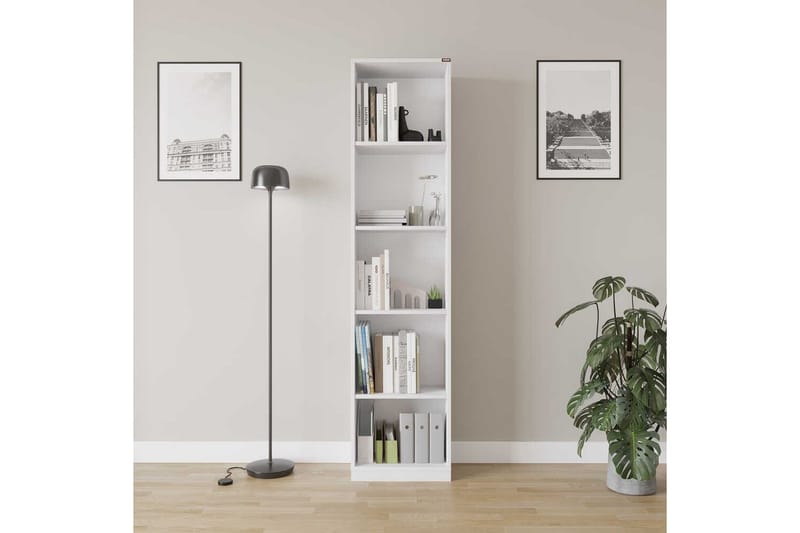 Ticoman Reol 43 cm - Hvid - Opbevaring - Hylder & Reoler - Bogreol
