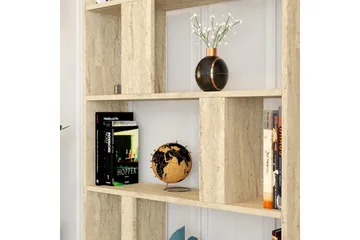 Timiza Reol 90 cm i Eg - Beige - Opbevaring - Hylder & Reoler - Bogreol