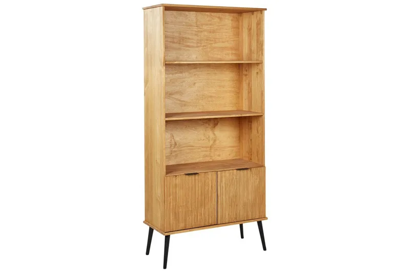 Timmins Bogreol 90 cm i Fyr, Lysebrun