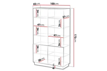 Torvalen Bokhylla 100 cm - Beige - Opbevaring - Hylder & Reoler - Bogreol