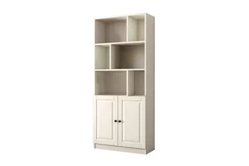 Torvin Bogreol 70 cm i Malet Træ - Hvid - Opbevaring - Hylder & Reoler - Bogreol