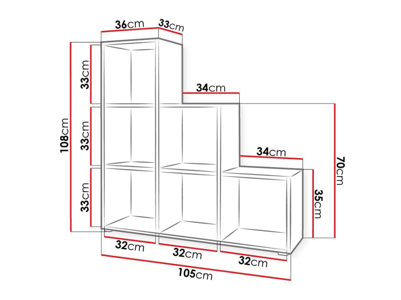 Triorana Hylde 105 cm - beige - Opbevaring - Hylder & Reoler - Hylder & hyldeknægte