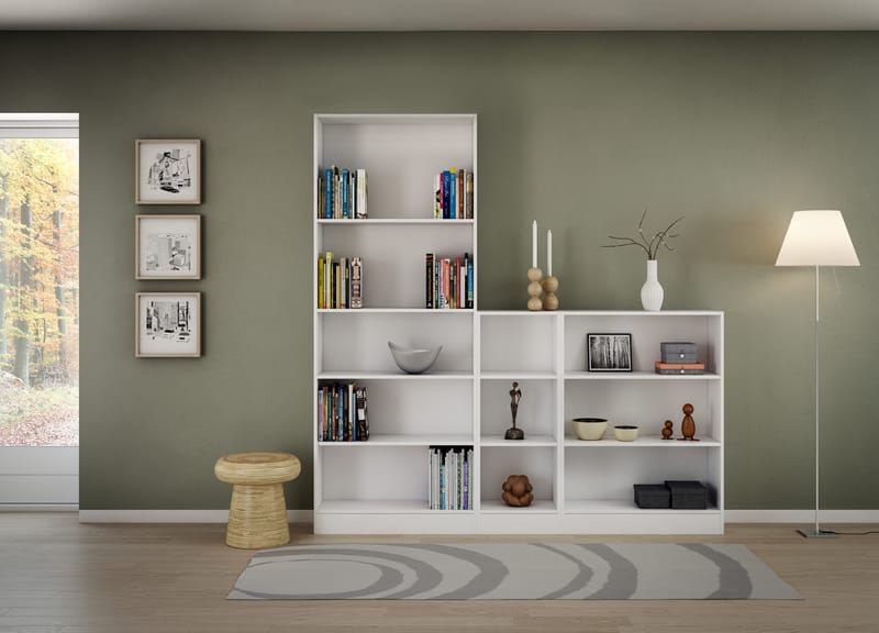 Trysil Bogreol med 2 hylder 79x27x107 cm - Opbevaring - Hylder & Reoler - Bogreol