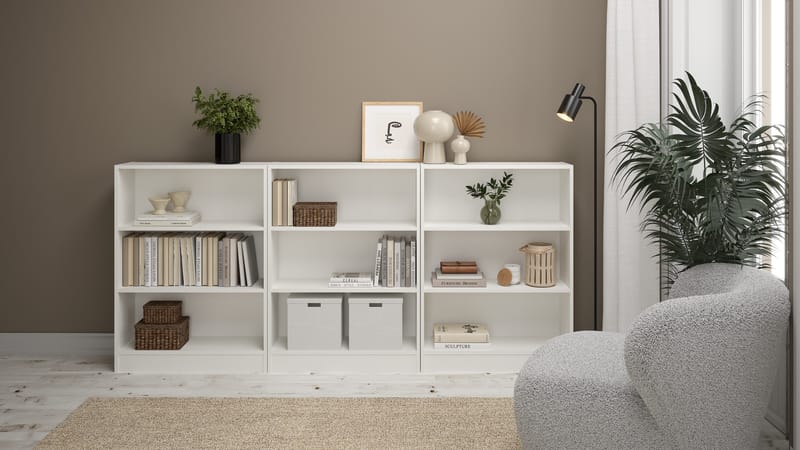 Trysil Bogreol med 2 hylder 79x27x107 cm - Opbevaring - Hylder & Reoler - Bogreol