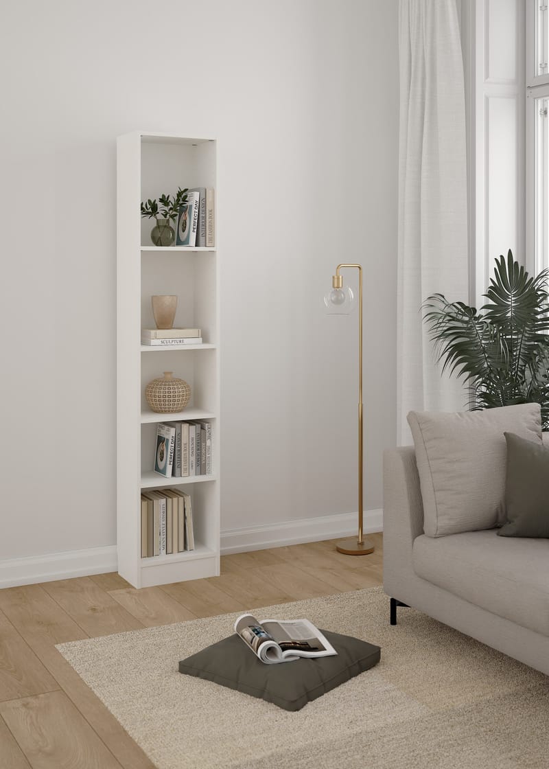 Trysil Bogreol med 4 hylder 41x27x203 cm - Opbevaring - Hylder & Reoler - Bogreol