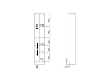 Trysil hylde 40,6x26,75 cm - Egstruktur - Opbevaring - Hylder & Reoler - Bogreol