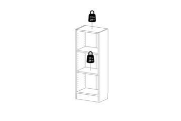 Trysil Reol 40,6 cm - Brun - Opbevaring - Hylder & Reoler - Bogreol