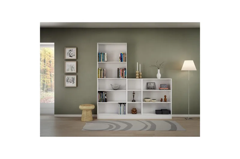 Trysil Reol 79 cm - Hvid - Opbevaring - Hylder & Reoler - Bogreol