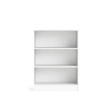 Trysil Reol 79 cm med 2 Hylder i Malet Træ - Hvid - Opbevaring - Hylder & Reoler - Bogreol