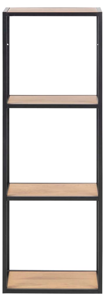 Væghylde HOME4YOU Seaford 24x37x108 cm Eg - vild eg-look med sort stel - Opbevaring - Hylder & Reoler - Væghylde & vægreol