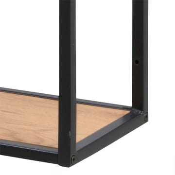 Væghylde HOME4YOU Seaford 75x20x91 cm Eg - vild eg-look med sort stel - Opbevaring - Hylder & Reoler - Væghylde & vægreol