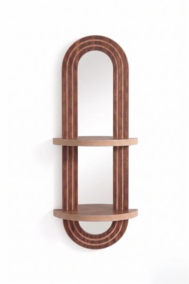 Væghylde Homitis Armona Wall VI (26 x 70 x 13 cm) Wenge, undefined