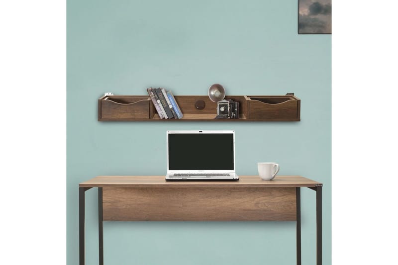 Væghylde Mahar Valnød - Valnød - Opbevaring - Hylder & Reoler